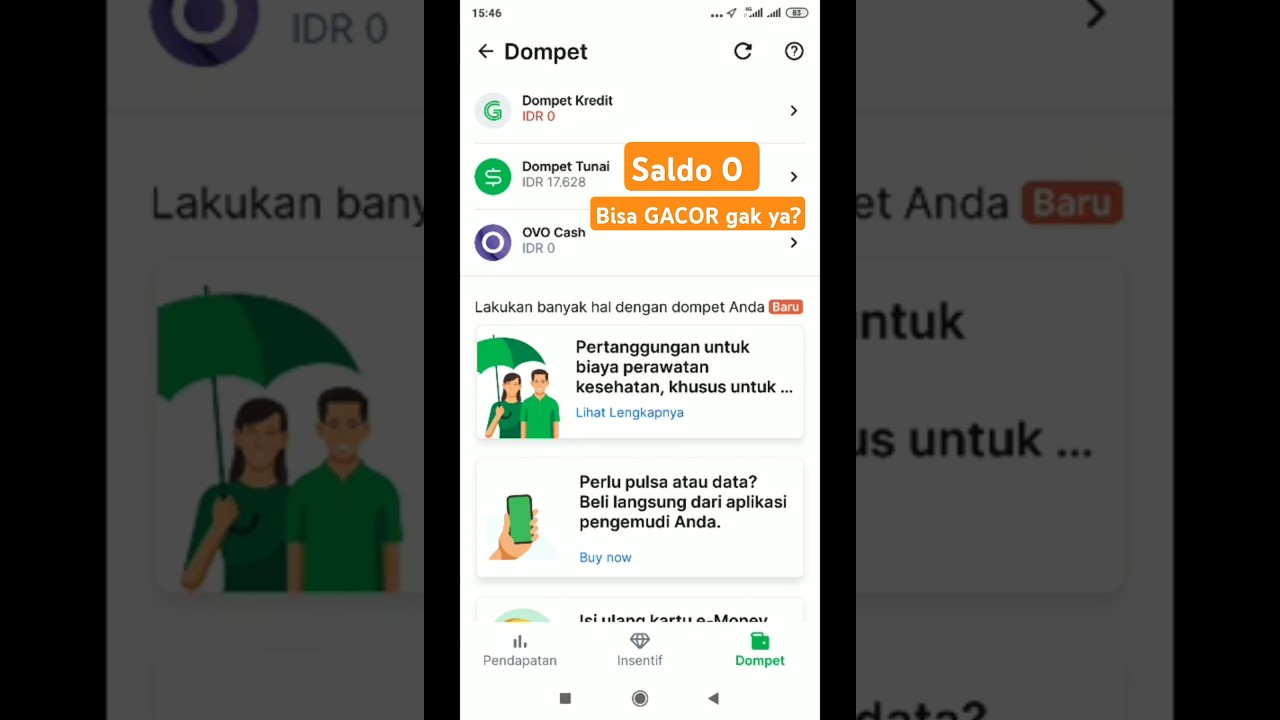 Saldo dompet kredit kosong gacor gak kira kira#shorts