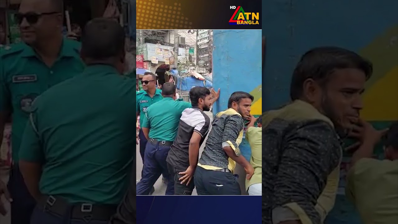 পুলিশের মাধ্যমে সড়কে নষ্ট বাস ঠেলে দিচ্ছে পুলিশ 🚓