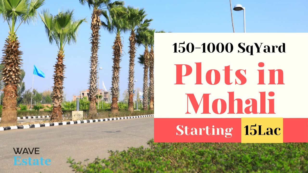 Residential Plots in Mohali from ₹15L | 150-1000 SqYard