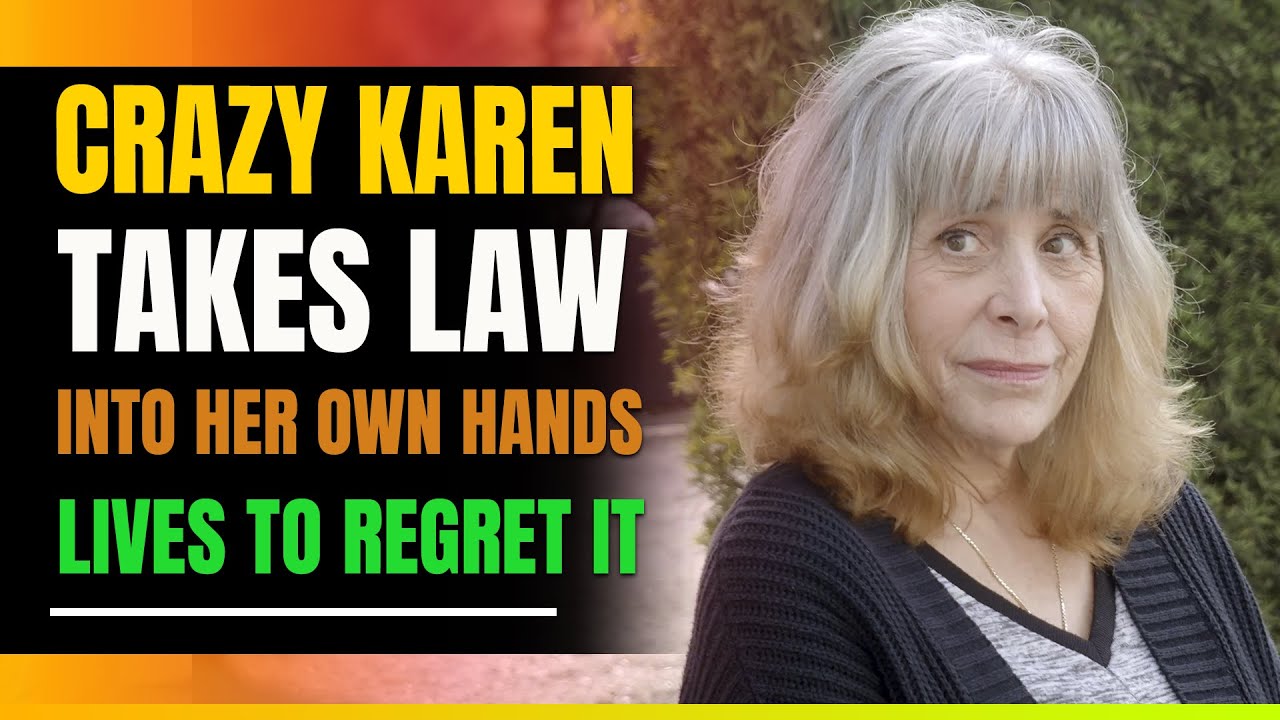 Karen Takes Law Into Her Own Hands 🚗