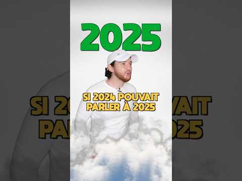 Si 2024 pouvait parler à 2025 ✨ #holidayswithyoutube #youtubecreatorcommunity