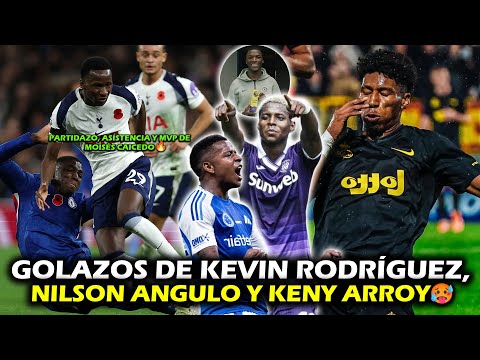 GOLAZOS DE KEVIN RODRÍGUEZ, NILSON ANGULO Y KENY ARROYO 🔥 | ASISTENCIA DE MOI Y MVP VS TOTTENHAM