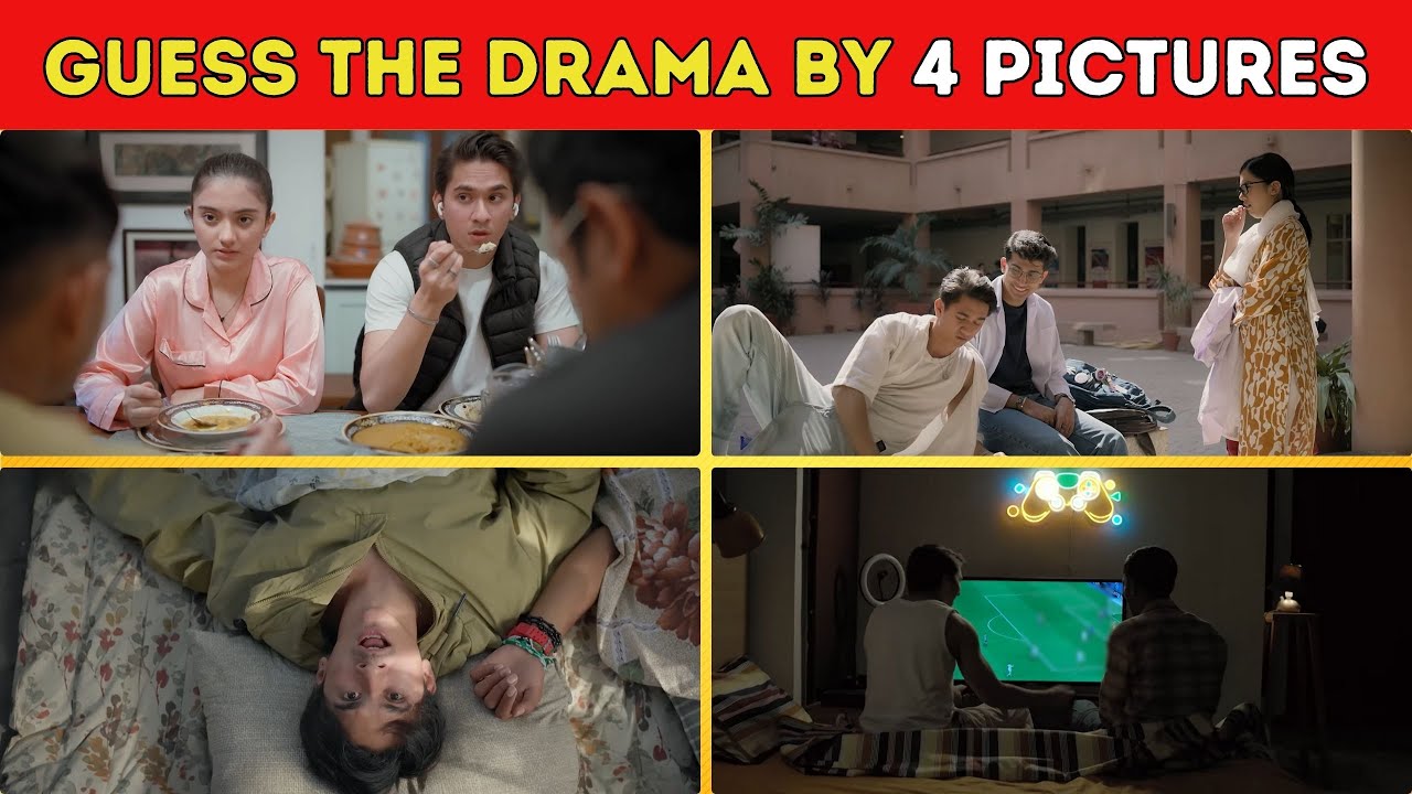 Can You Guess the Pakistani Drama from 4 Pictures? 🎬 | Funquestic Quiz