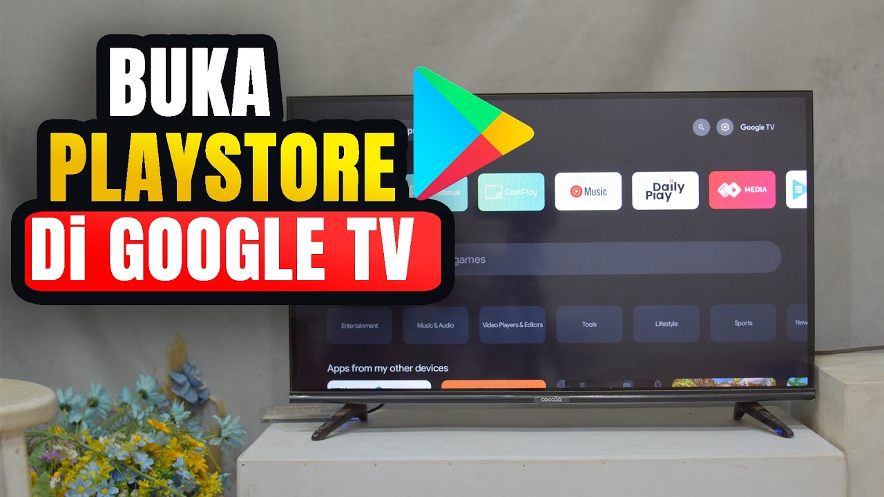 Cara Membuka Play Store di Google TV 📱