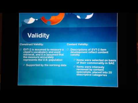 Expressive Vocabulary Test, 2nd Ed. Review 📝