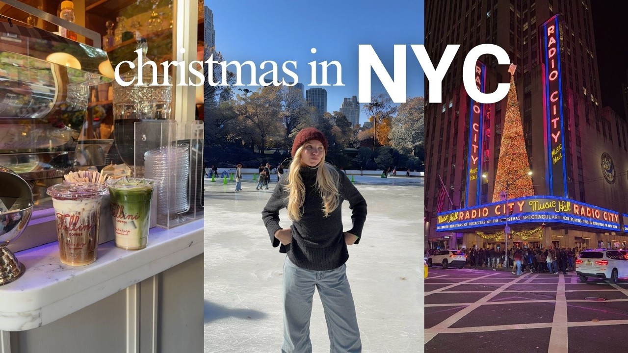 Solo Christmas in NYC: Ice Skating & Shopping 🎄