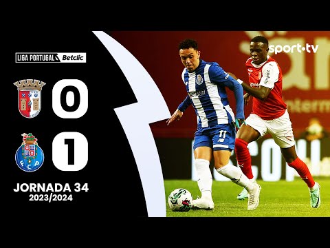 Resumo: Braga 0-1 FC Porto - Liga Portugal Betclic | sport tv