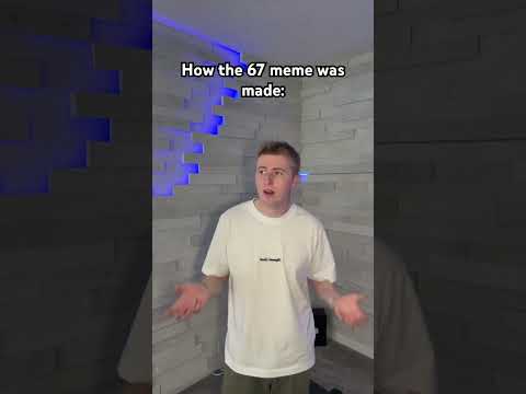 How The 67 Meme Was Made #Shorts