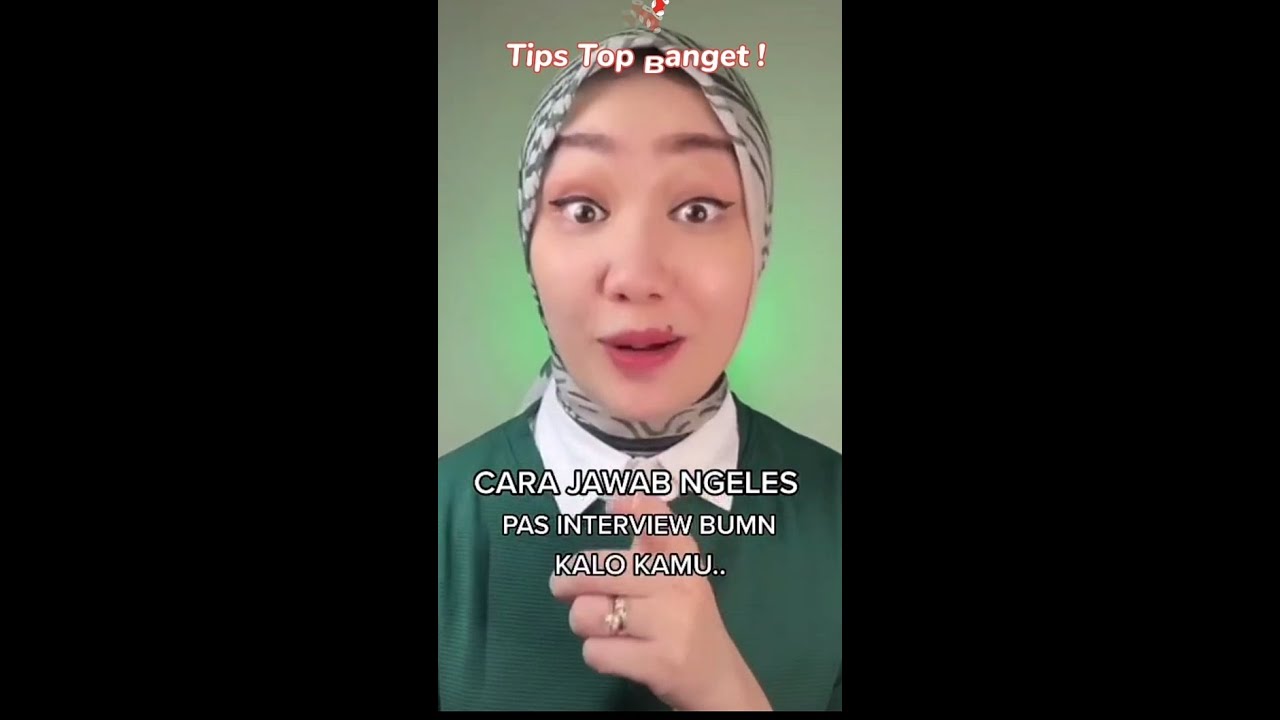 Cara Ngeles Saat Ditanya Bahasa Inggris di Interview 🇬🇧