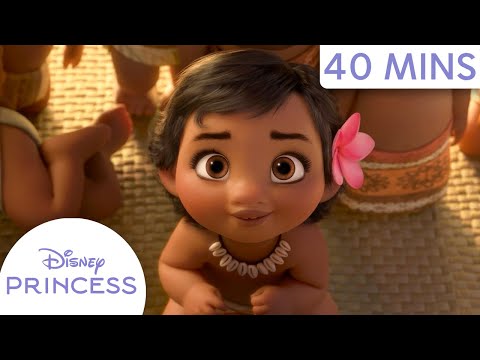 Moana's Epic Ocean Adventures | 40-Minute Disney Princess Compilation 🌊