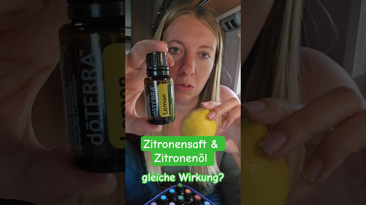 Zitronensaft vs. Zitronenöl: Was wirkt besser? 🍋
