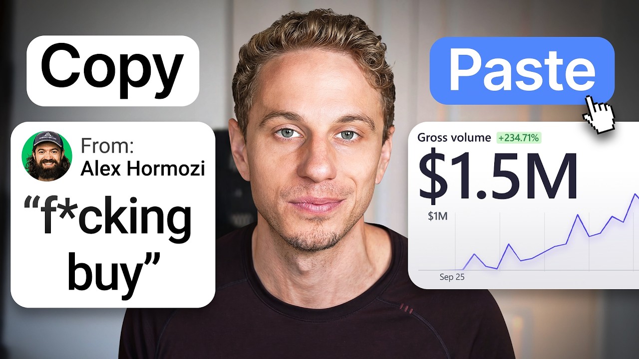 Copied Hormozi's Cold Email Strategy with AI ๐