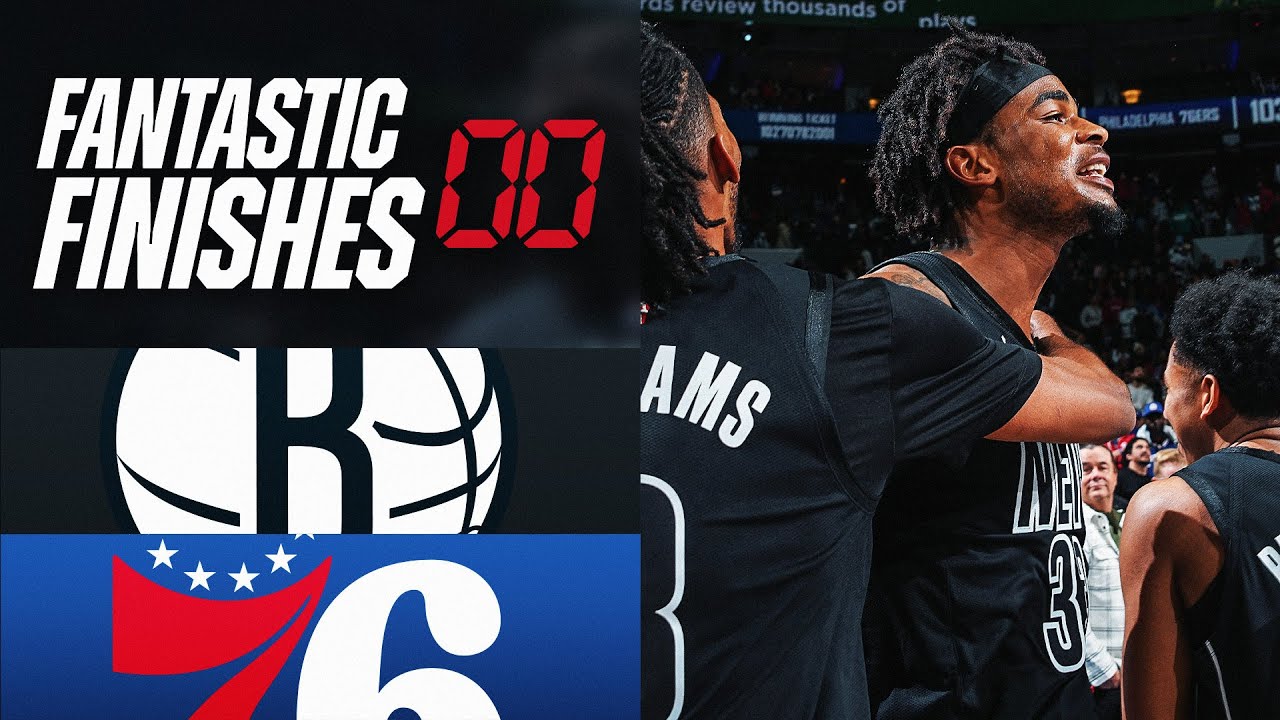 Final 4:24 Thriller! Nets Edge 76ers 105-103 in a Crazy Finish π