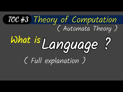 Language in Automata Theory: Finite & Infinite 📚