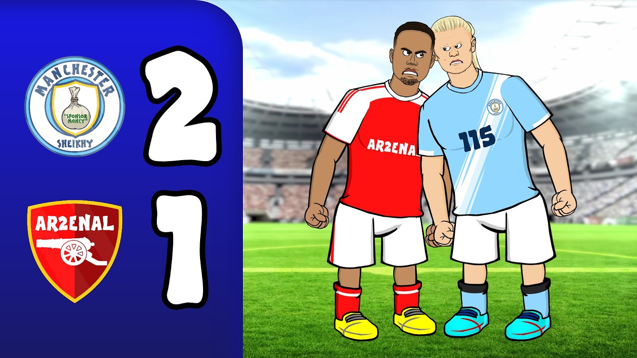 Gabriel vs Haaland: Man City Beats Arsenal 2-1 ⚽