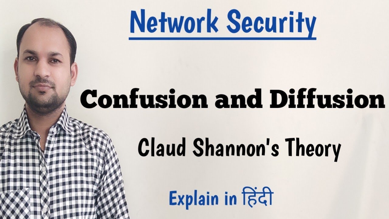 Claud Shannon's Confusion & Diffusion Theory Explained in Hindi 🔐