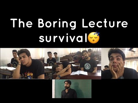 The Boring lecture Survival