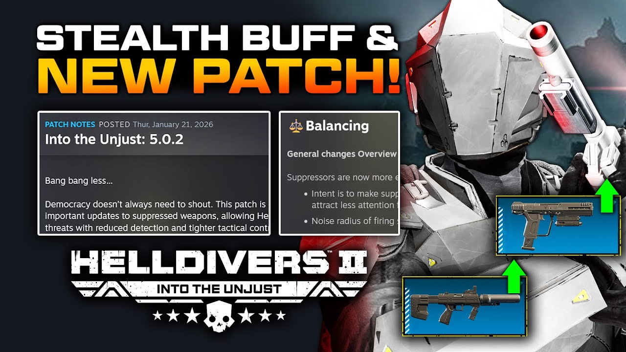 Helldivers 2 Patch 5.0.2: Stealth Buff & New Mode 🎮