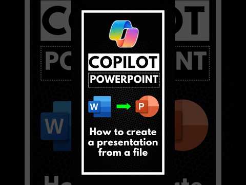 Create PowerPoint from Word document with Microsoft Copilot