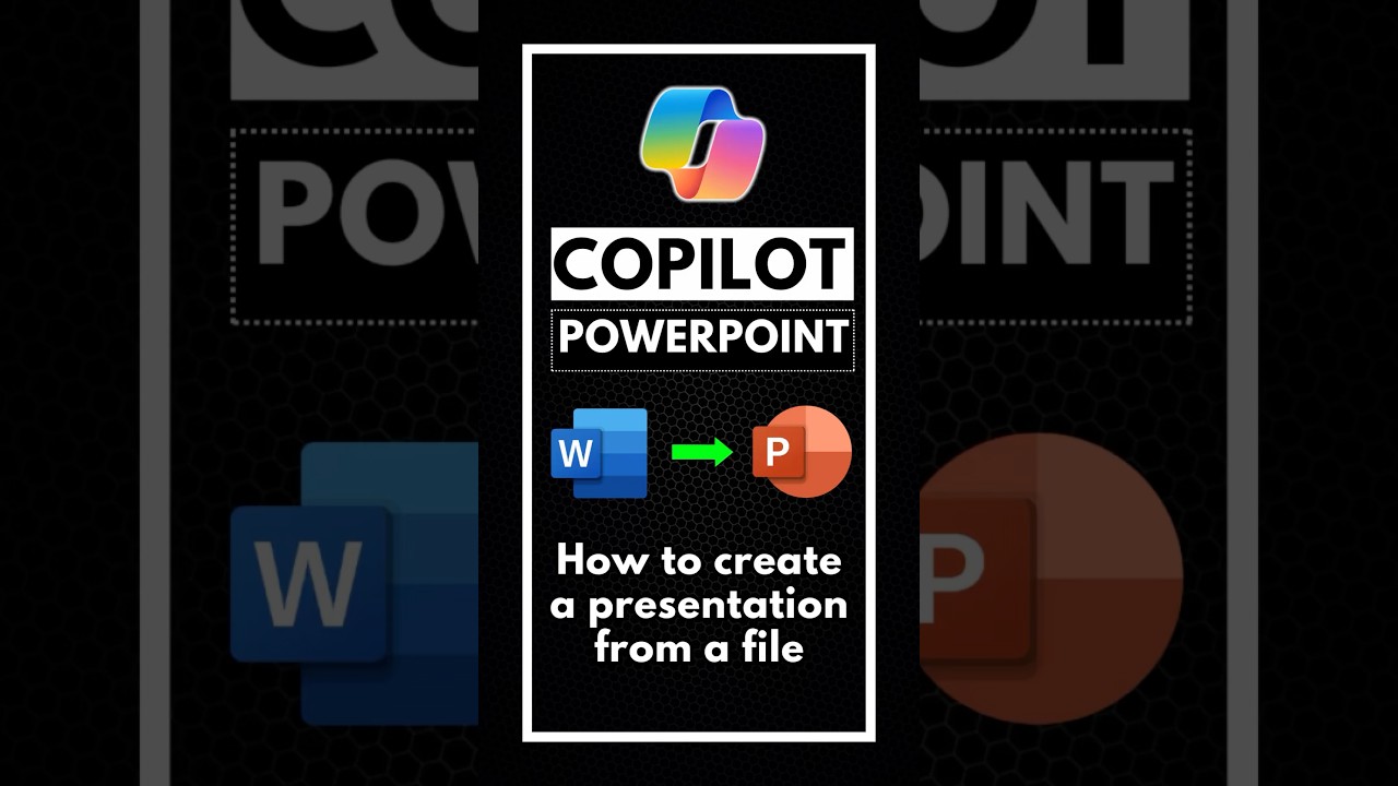 Create PowerPoint from Word document with Microsoft Copilot