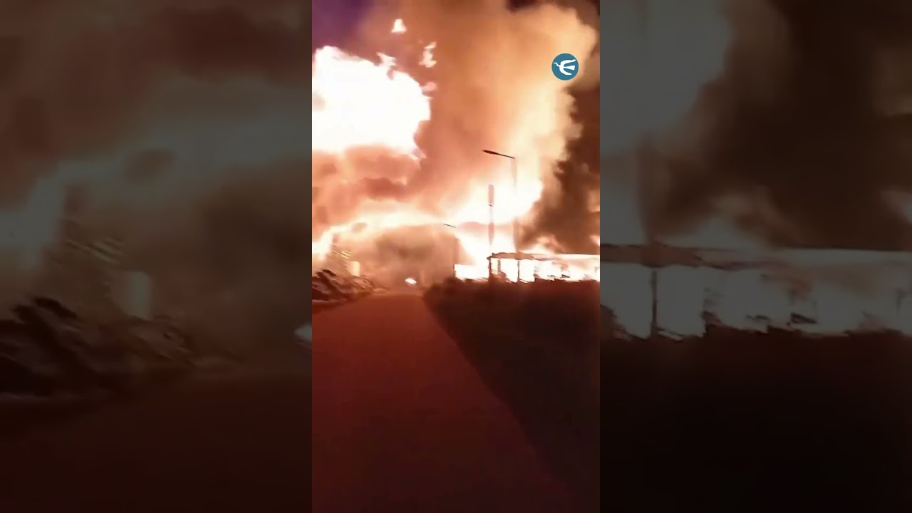 🔥 Incendio en depósito de Iron Mountain en Ezeiza: Bomberos trabajan toda la noche