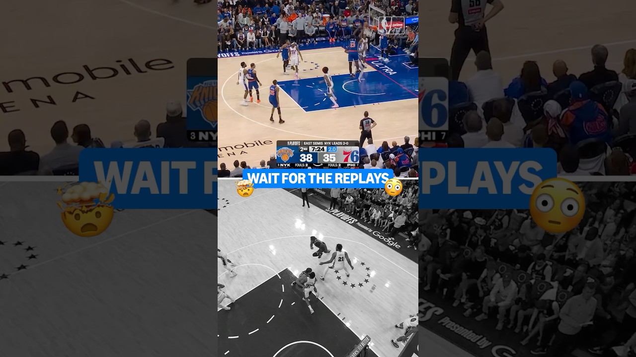 Mitchell Robinson Posterizes Embiid 😳