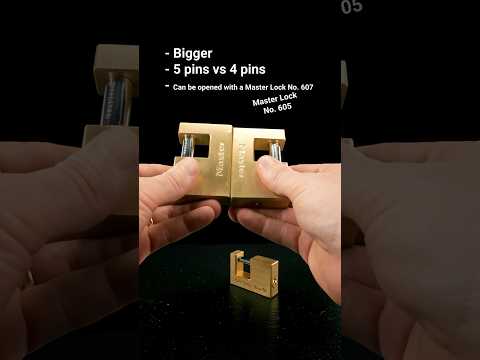 Master Lock 607 opened with Master Lock 607