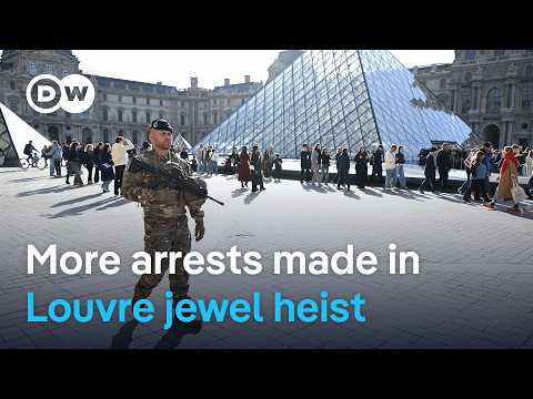 Five new suspects arrested over Louvre heist | DW News
