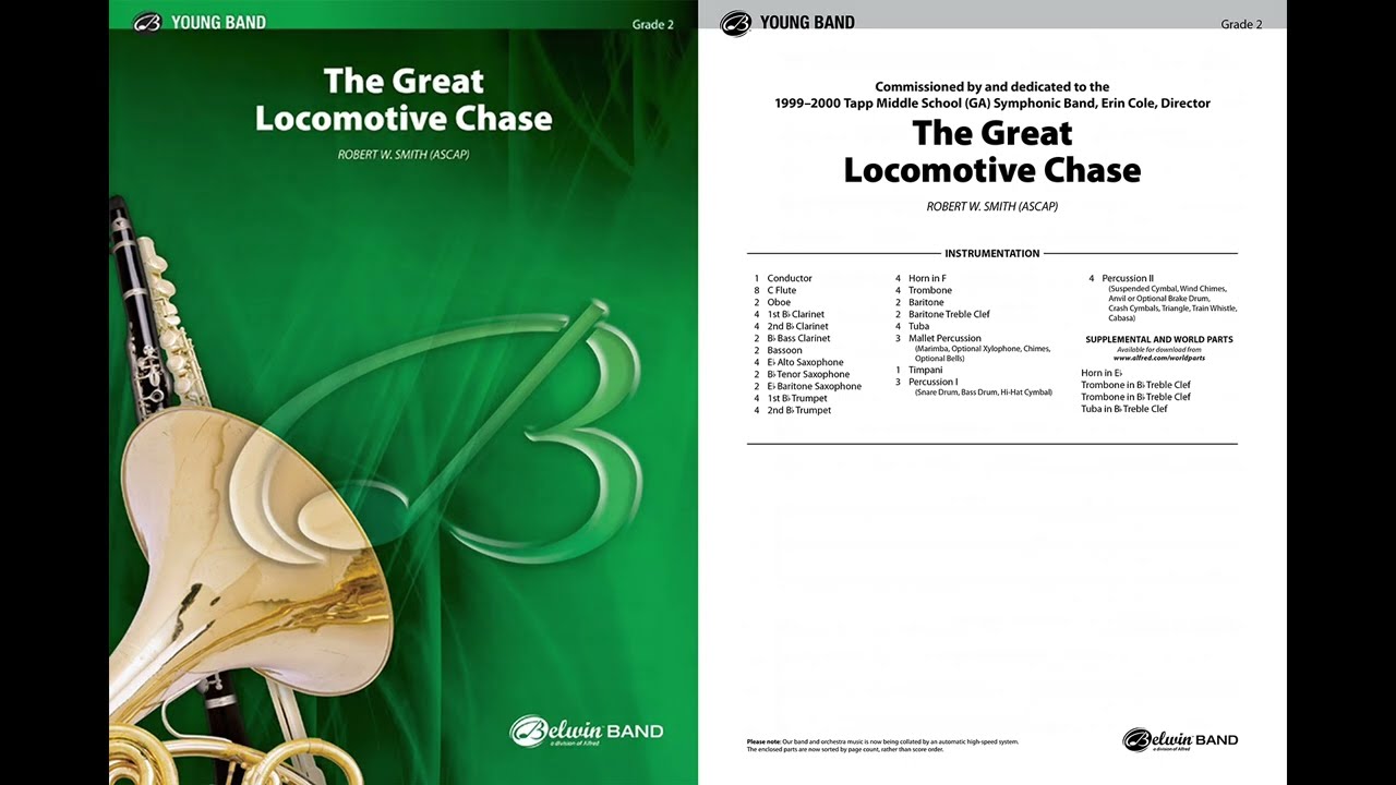 The Great Locomotive Chase, by Robert W. Smith – Score & Sound