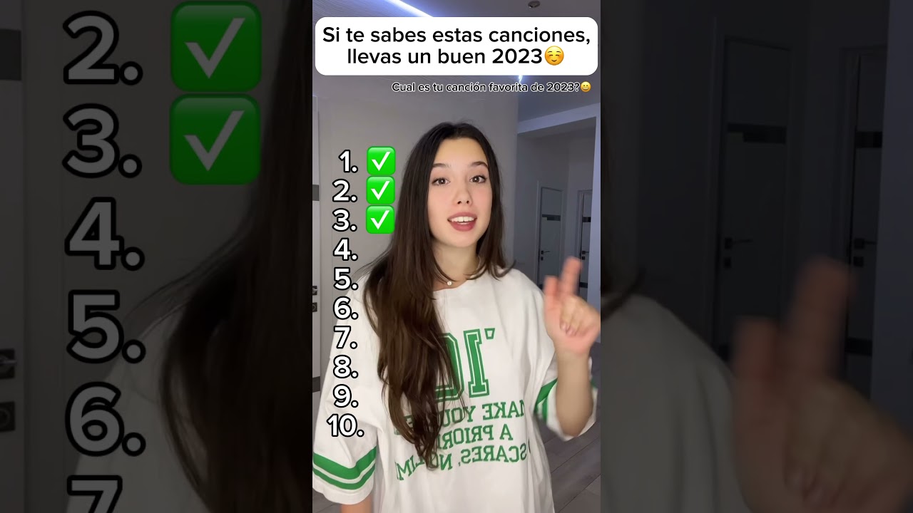 ¿Conoces estas canciones? ¡Lleva un buen 2023! ❤️