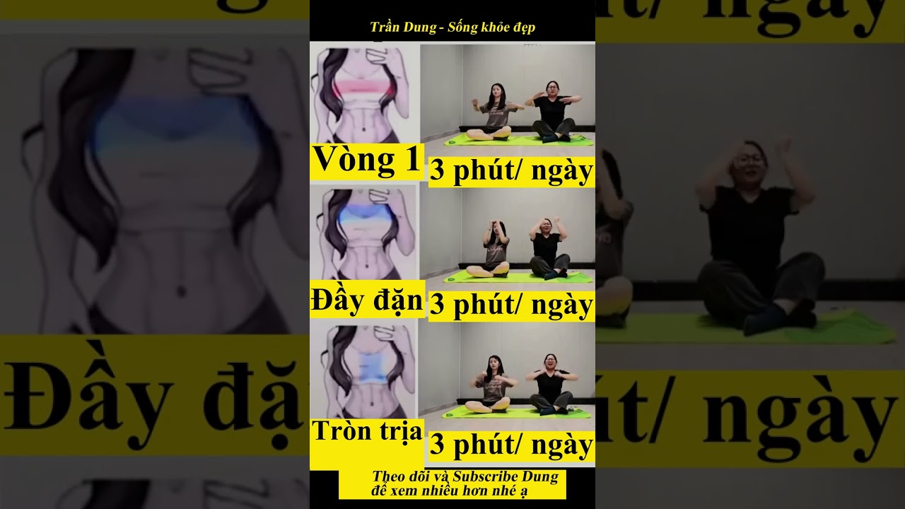 Bài Tập Vòng 1 Siêu Hiệu Quả của Trần Dung 💖 | Sống Khỏe Đẹp