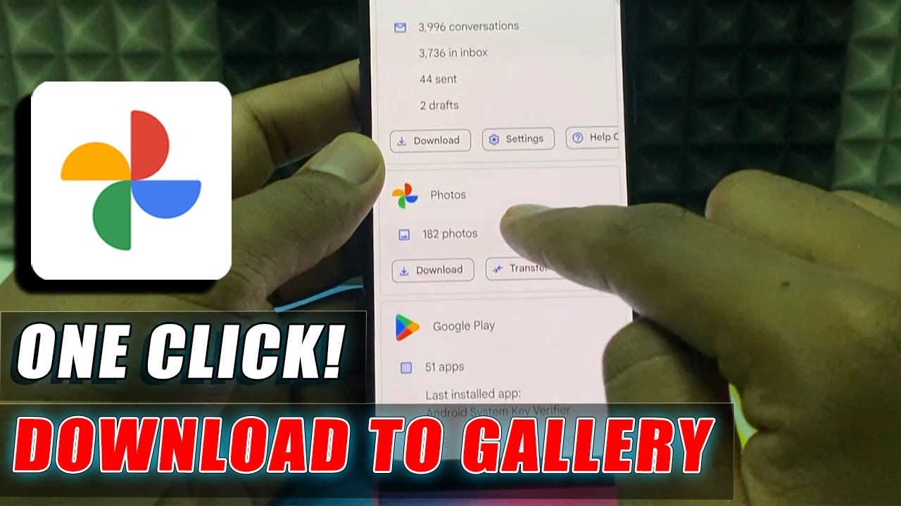 Download All Google Photos to Gallery 📥