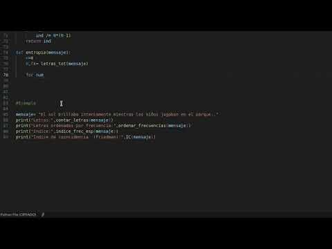Análisis: índice de frecuencia, coincidencia y entropía parte 2