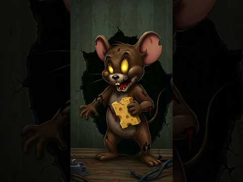 Horror Version of Tom and Jerry! Spike, Tuffy, Jerry & Tom as Endless Cartoon Nightmares! 🐭💀 #shorts