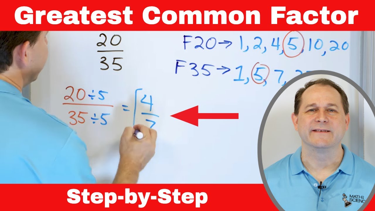 Simplify Fractions with GCF ๐งฎ