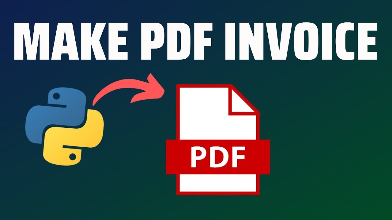Creating PDF Invoices with Python: A Step-by-Step Guide