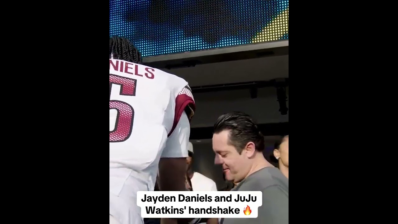 Jayden Daniels Connects with JuJu Watkins β Exciting Highlights! π€