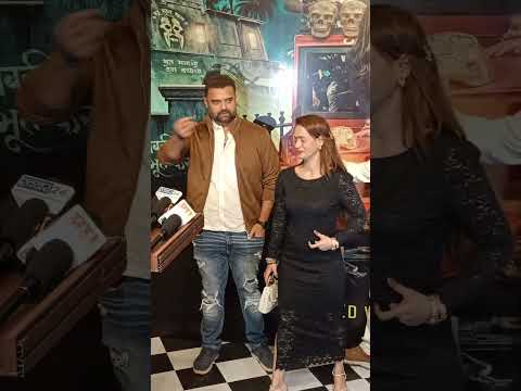 Mimoh Chakraborty at "Oye Bhootni Ke" movie trailer launch event in Mumbai. #mimohchakraborty