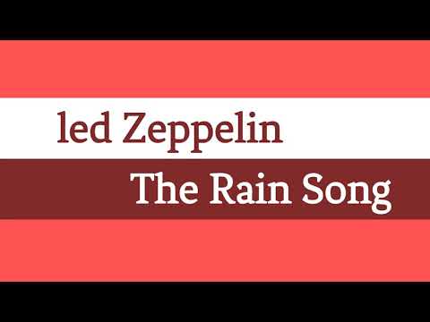 Led Zeppelin - The Rain Song (lyric video)