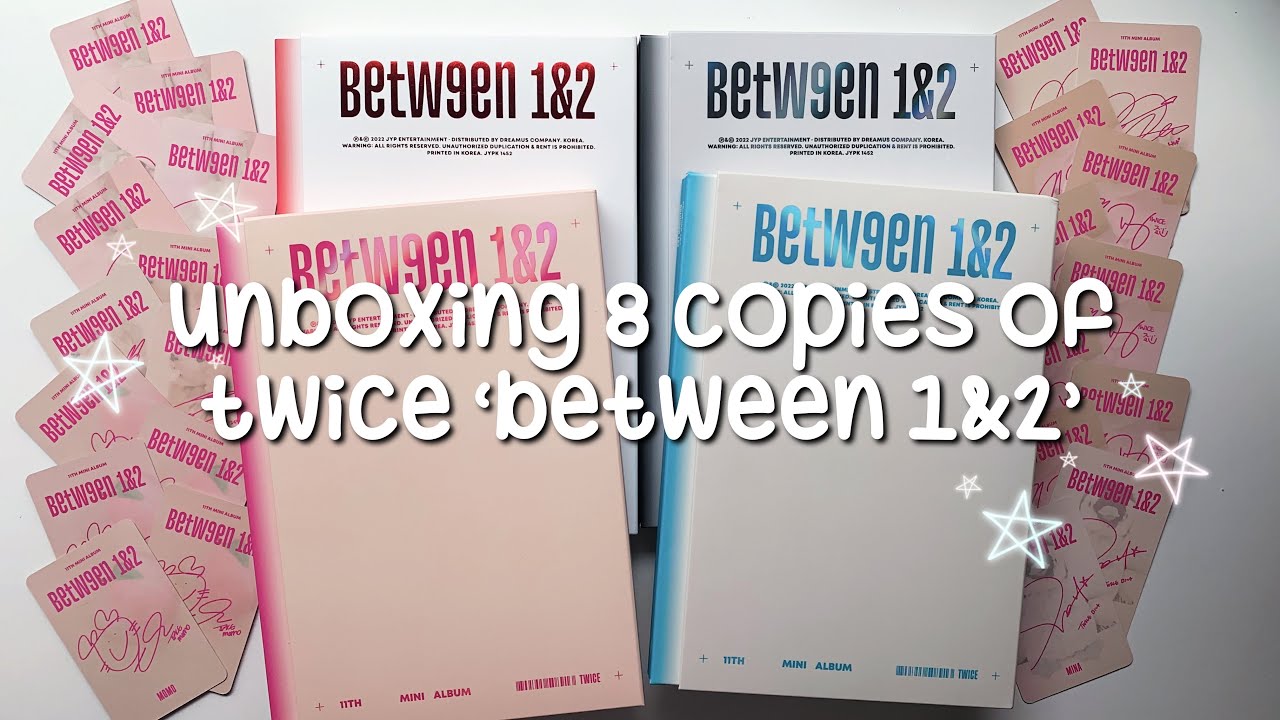 Unboxing 8 Copies of 'Between 1&2' Twice! 🎥