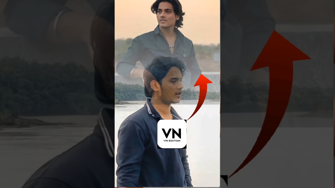 How to Add Your Photo as VN Editor Background #shorts🔥👀😱