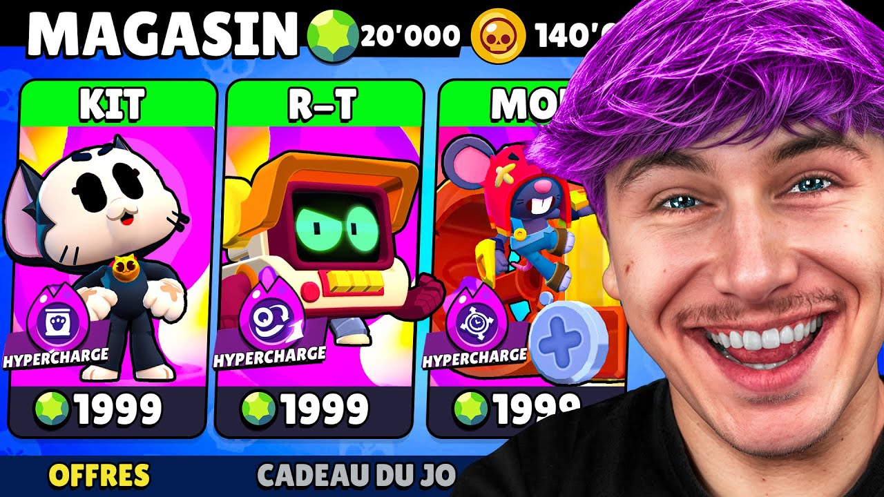 Achetez l’Hypercharge la plus forte de Brawl Stars! 🔥