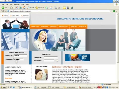 J2EE Project - Signature-Based Indexing .
