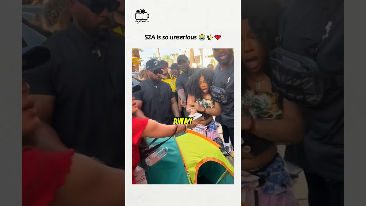 SZA Reacts to fan throwing Bracelet in the most UNSERIOUS way๐