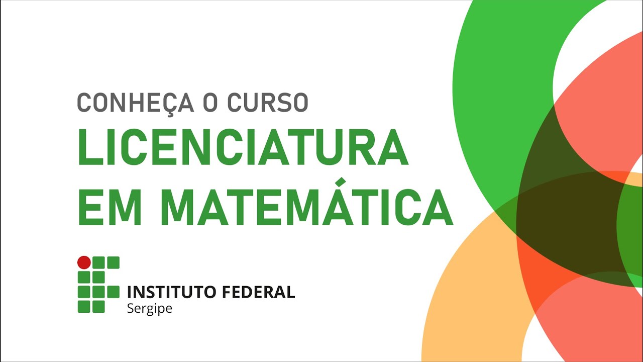 Licenciatura em Matemática no IFS 🎓
