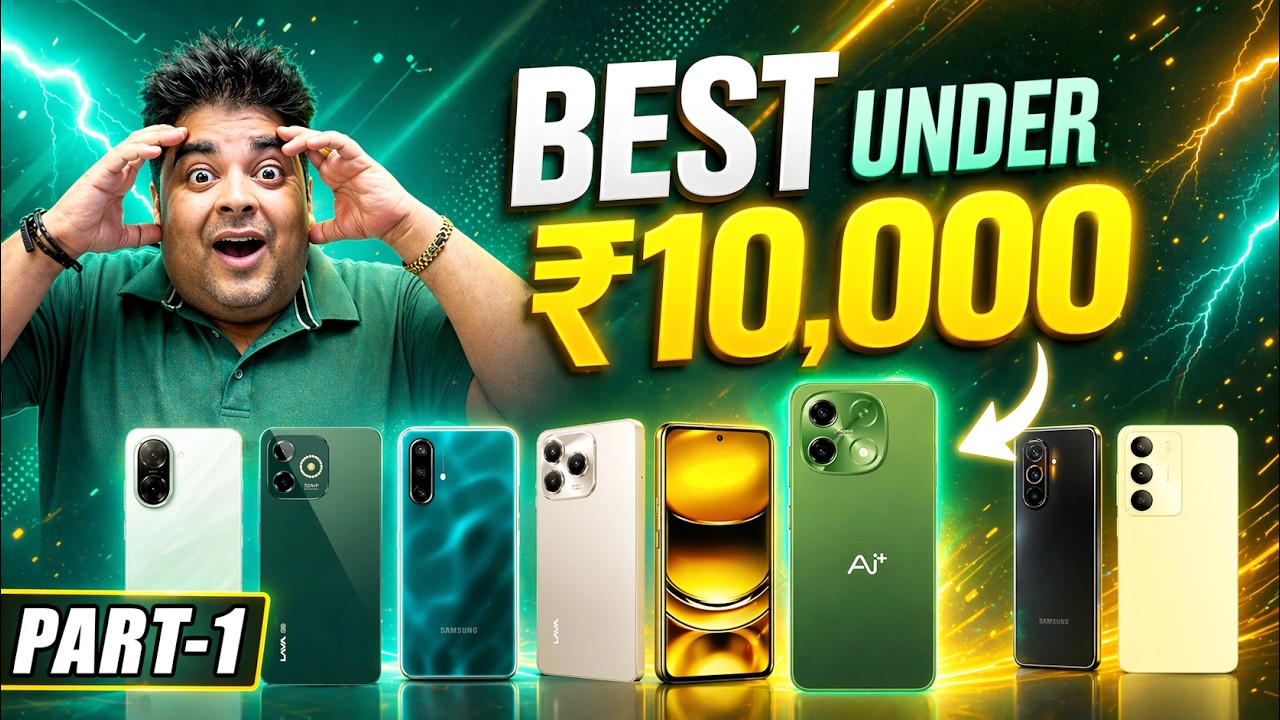 Top Smartphones Under ₹10,000 in 2026 ⚡