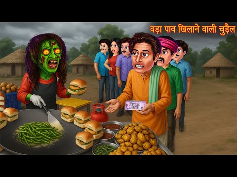 वड़ा पाव खिलने वाली चुड़ैल | Witch Vada Pao | Chudail Kahaniya | Bhootiya | Horror Stories | Kahaniya