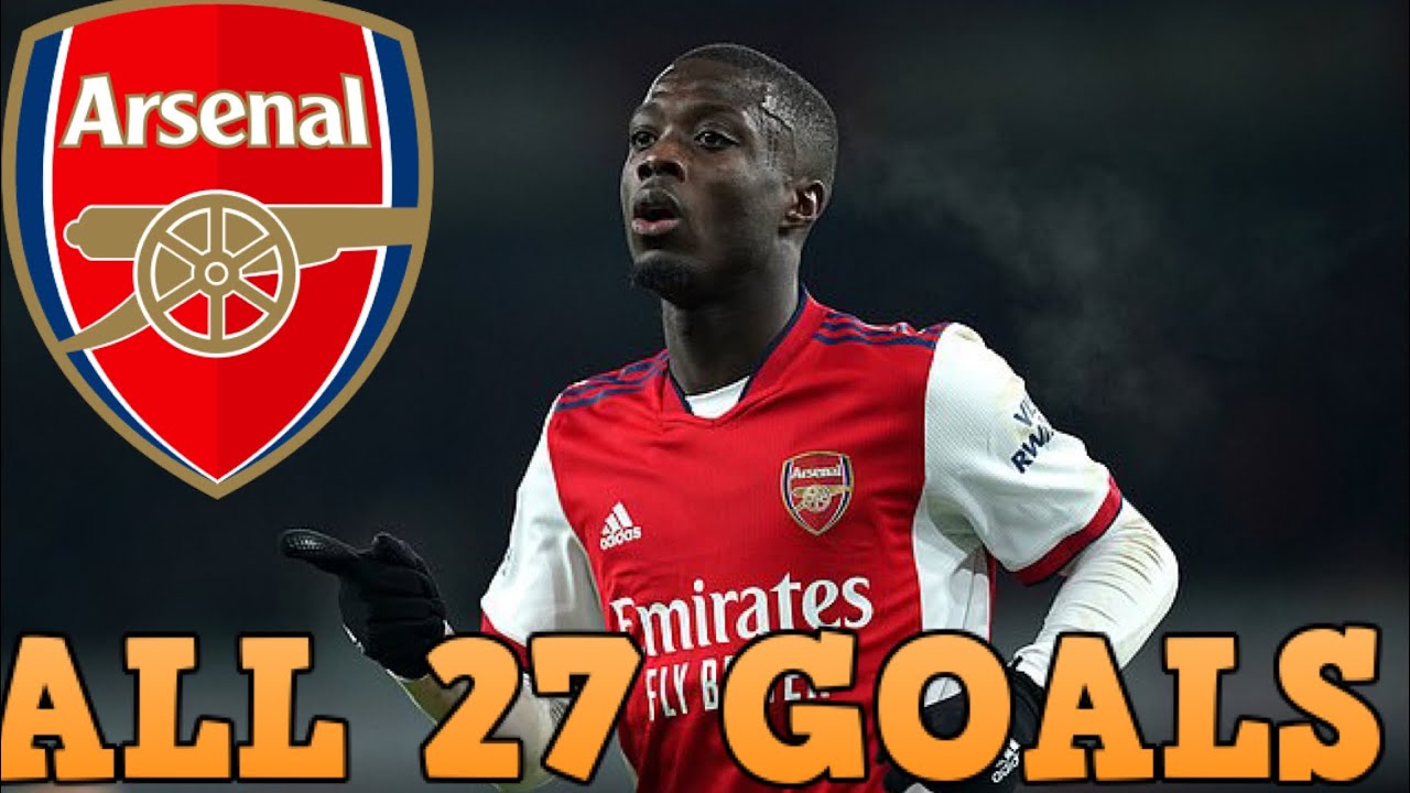 Nicolas Pepe's 27 Goals for Arsenal (2019-2022) ⚽