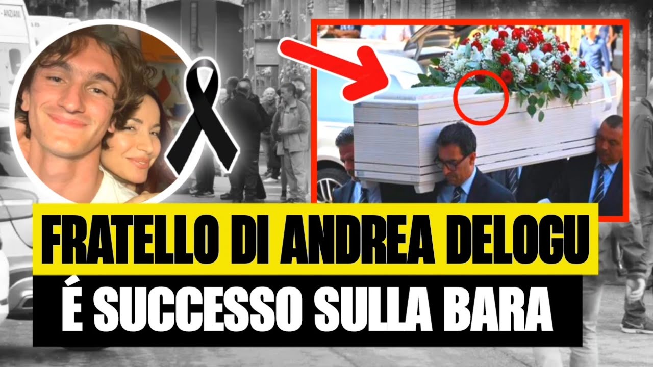 Tragedia durante i funerali di Andrea Delogu: emozioni intense e lacrime sulla bara 😢