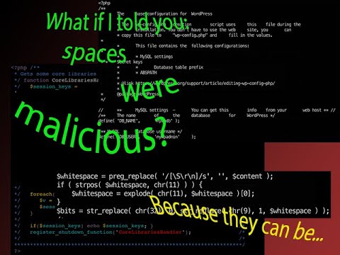 What does THAT do - Ep6 - Spaces and Tabs... just about the worst things ever...